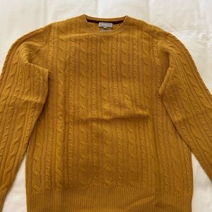 Men Merino Cashmere Sweater Size S